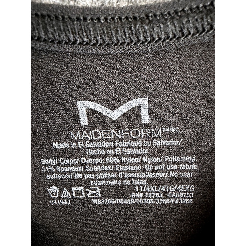 Maidenform Women Black Firm Control Shapewear Spanx Camisole Tank Top 4XL Cami - Picture 6 of 8